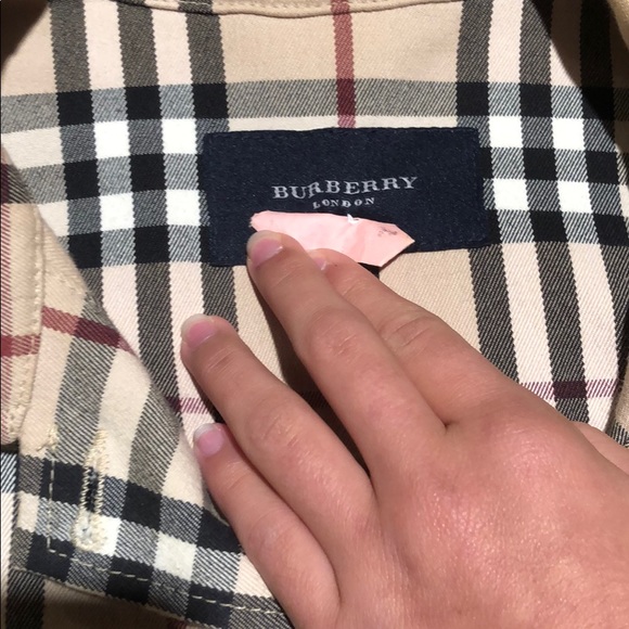rare vintage Burberry jean jacket - Picture 2 of 4